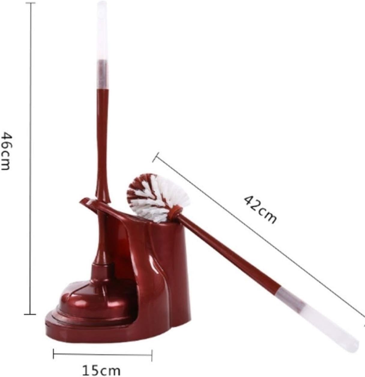 Biaoyu 2-in-1 Toilet Plunger with Brush and Holder