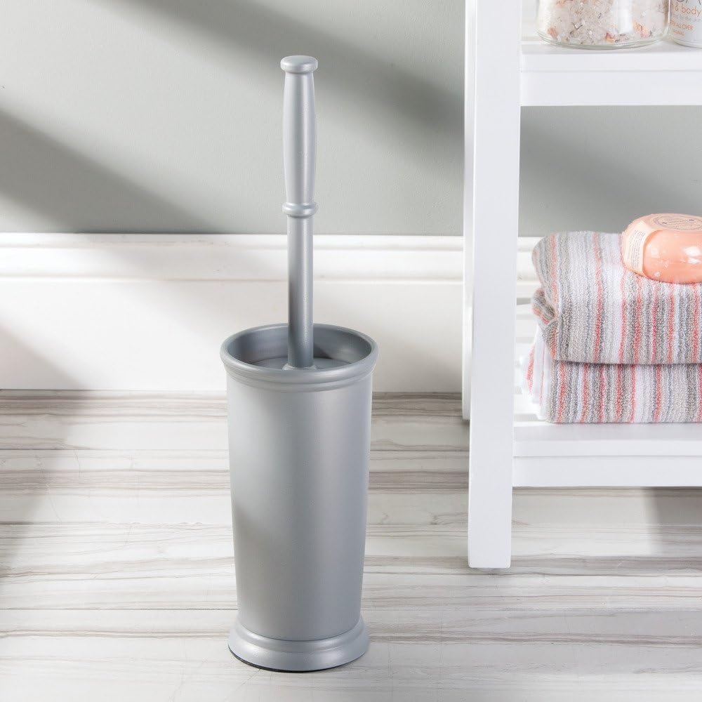 InterDesign iDesign Kent Toilet Brush and Holder - Gray 1