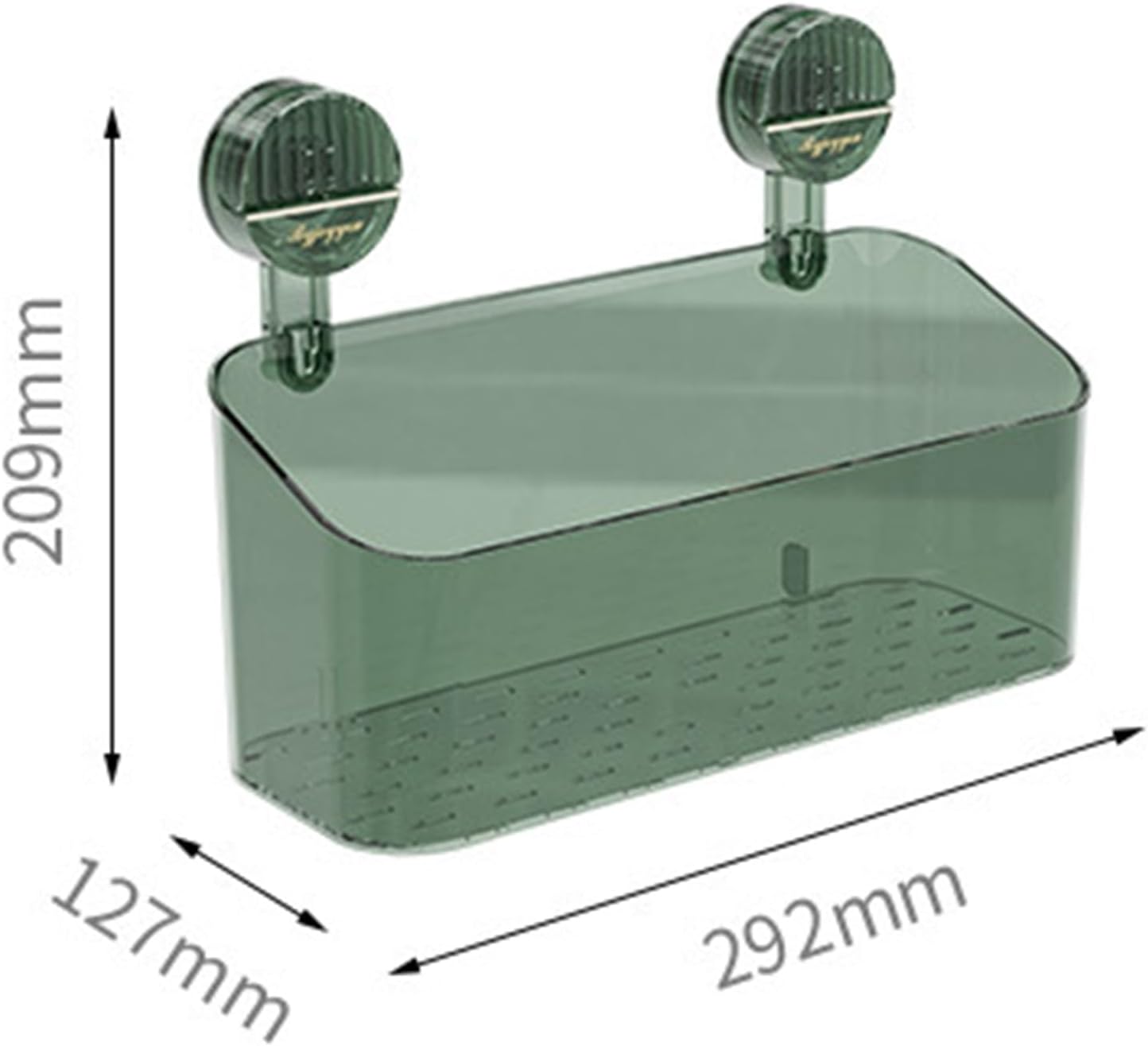 SONGBIRDTH Removable Shower Caddy with Suction Cup and Drainage Holes