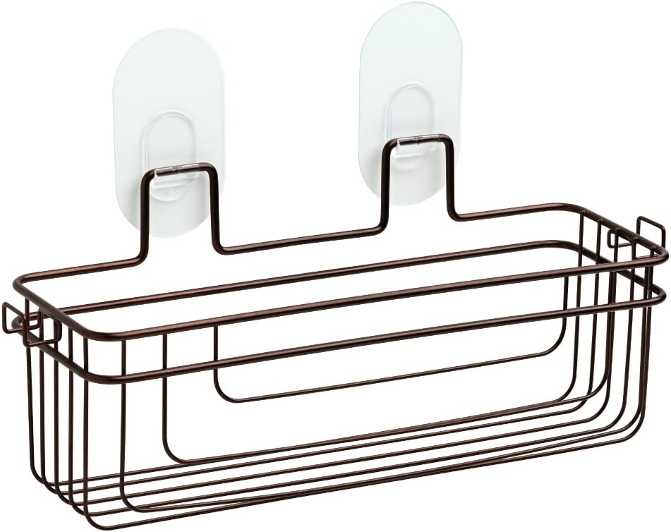 Franklin Brass IncrediGrip Single Storage Shower Basket Classic Bronze