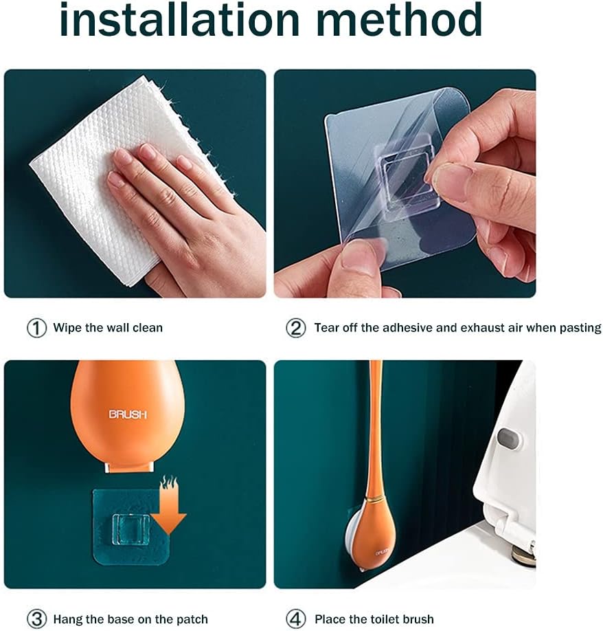 Ochine Baseball Shape Toilet Brush with Holder