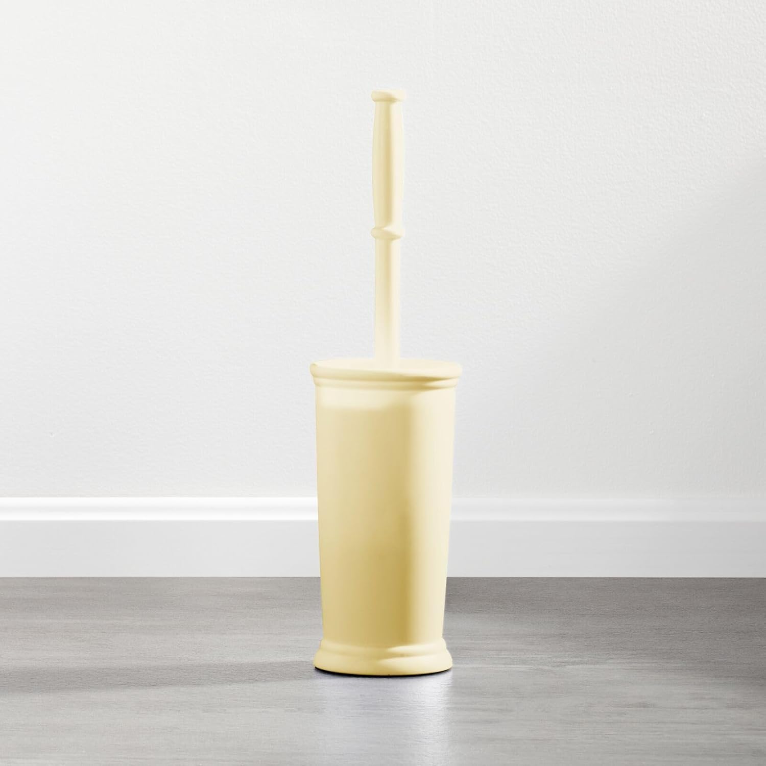 mDesign Toilet Bowl Brush with Modern Holder