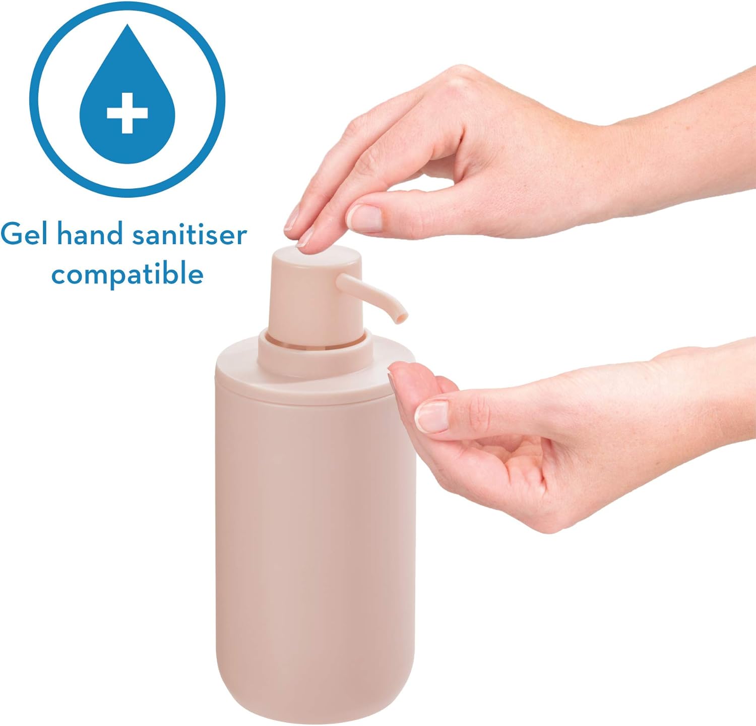 InterDesign iDesign 28511 Cade Plastic Soap Dispenser 12 Oz