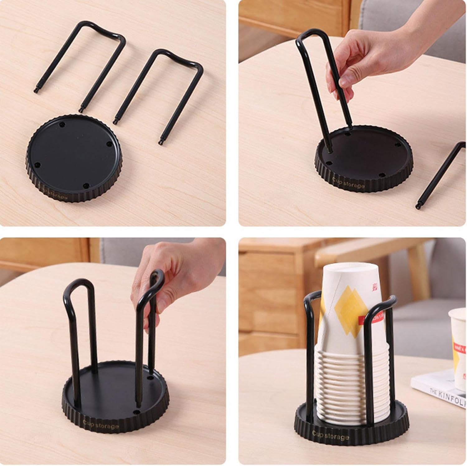 Techinal Disposables Cup Holder Organizer Stand 1