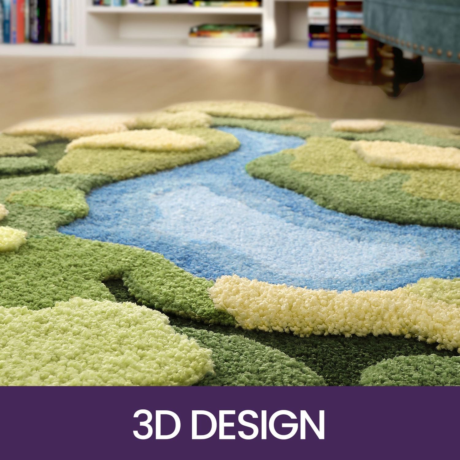 DEXI Moss Green Bath Mat 20x32