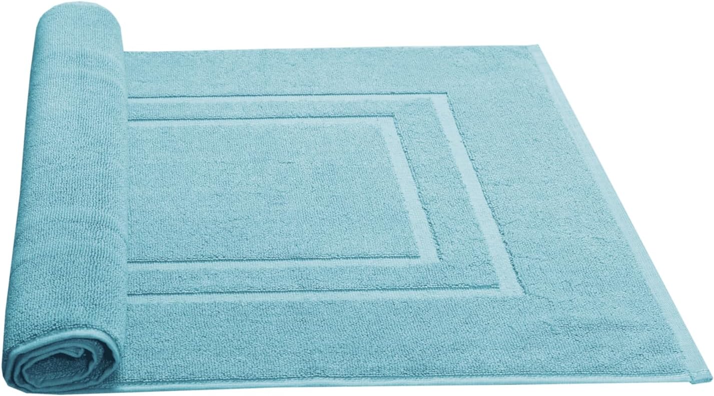 Feather Stitch 2 Piece Bath Mat Set