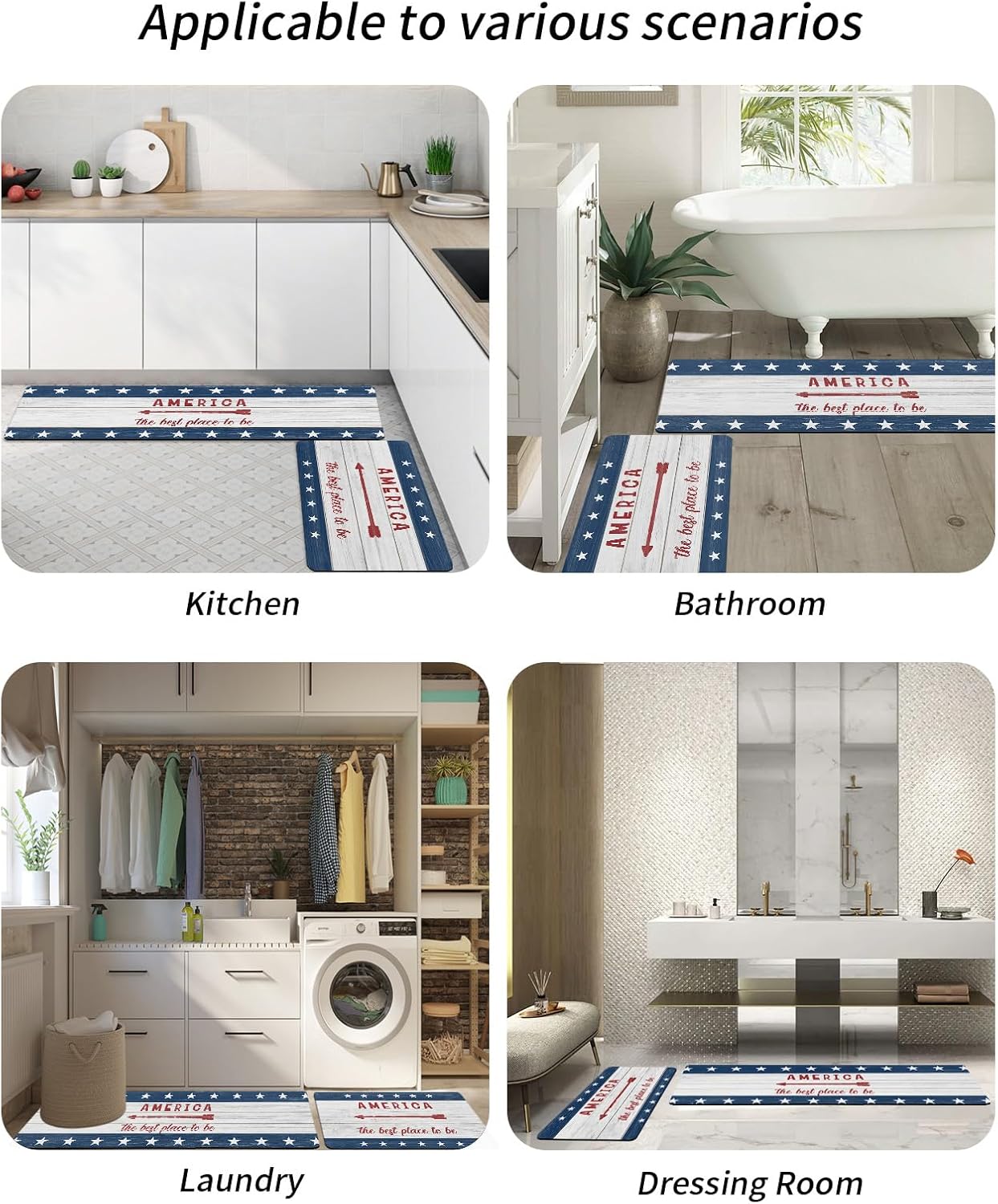 Funnywall88 2PCS Non-Slip Diatomite Bath Mat Set