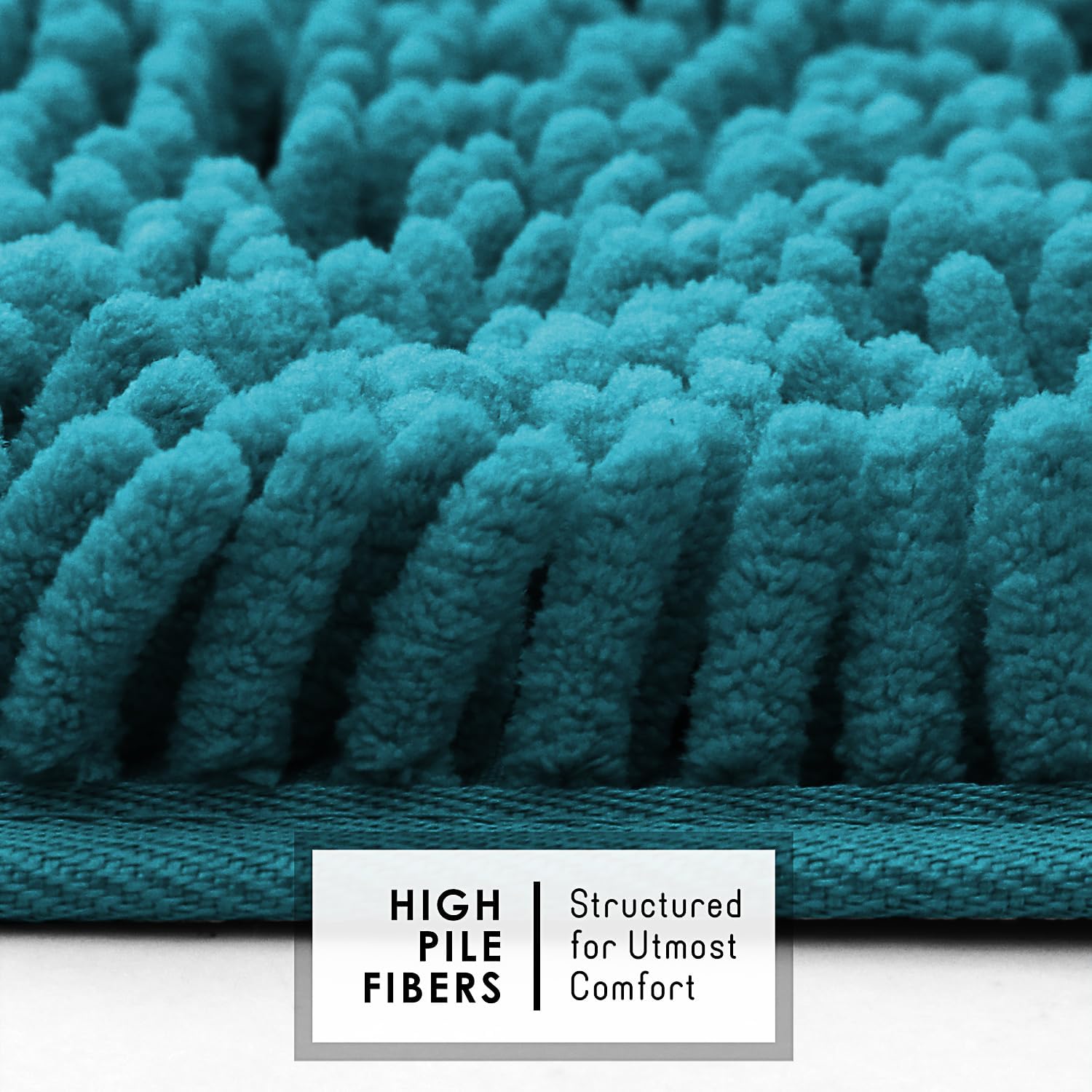 Hearth Harbor Teal Bath Rug Set 2 Piece 1