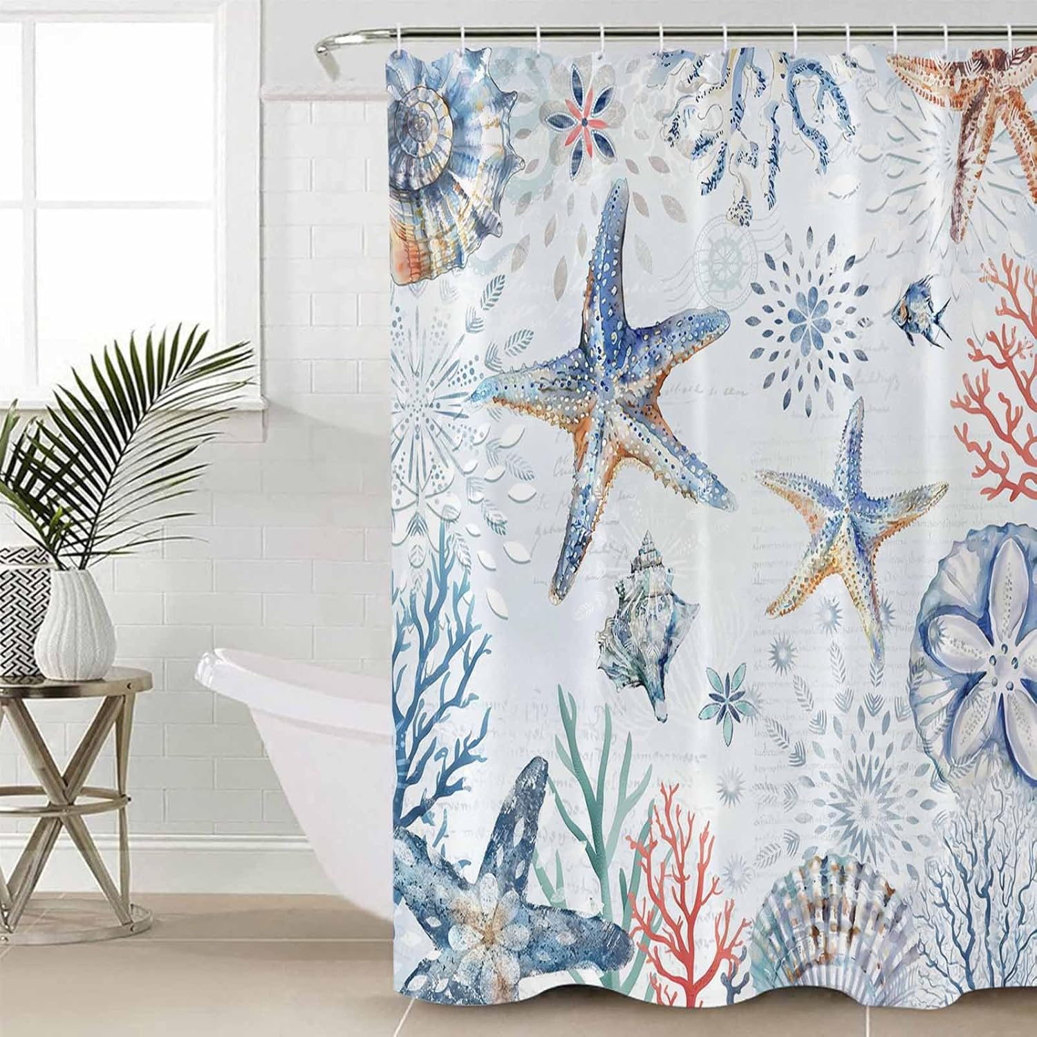 ZOE GARDEN Blue Starfish Bathroom Set 1