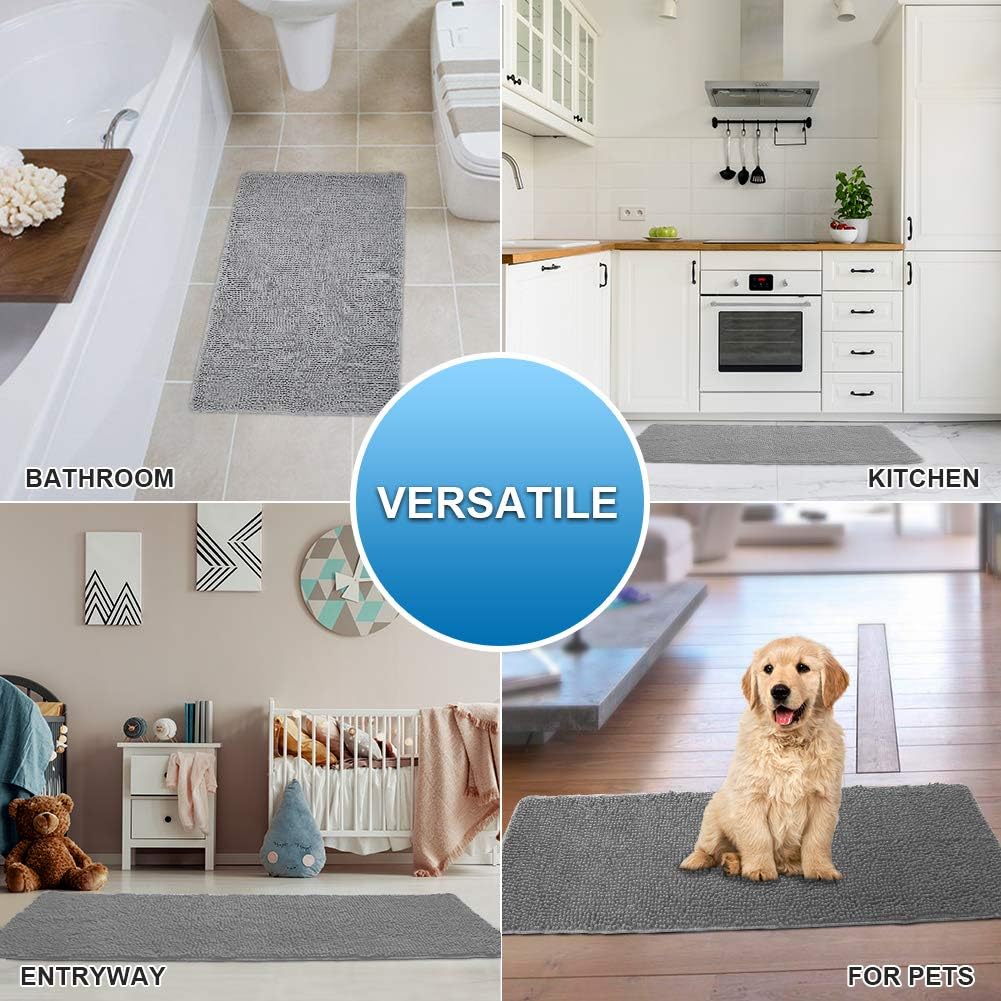Secura Bathroom Rug 47 x 28 Inches Non-Slip Absorbent