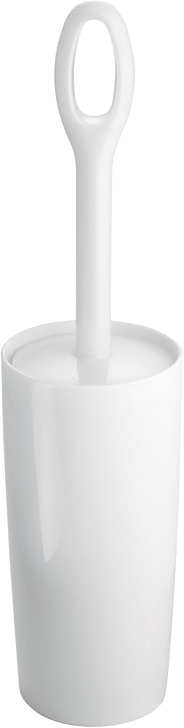 InterDesign iDesign Moda Toilet Bowl Brush and Holder - White