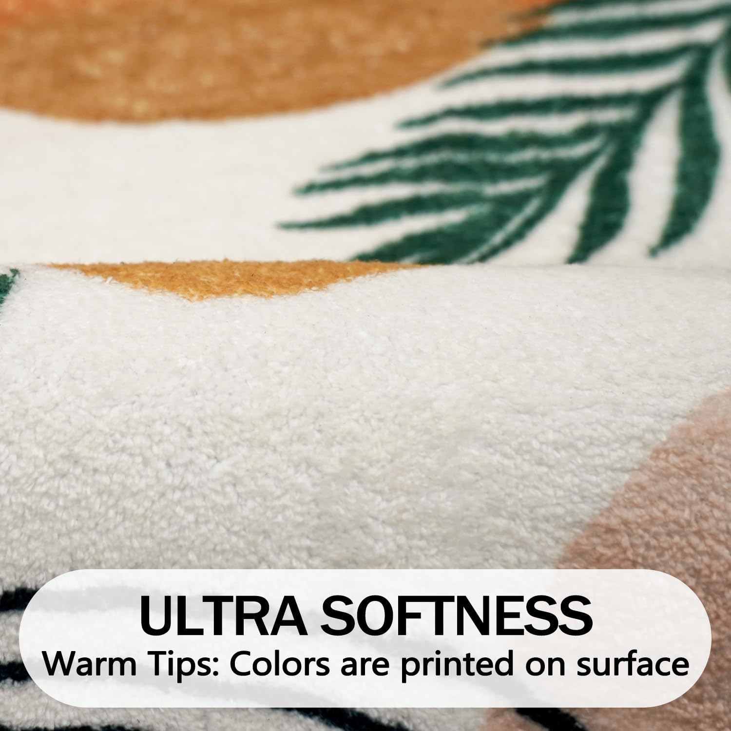 Bsheuancek Non-Slip Boho Bath Mat