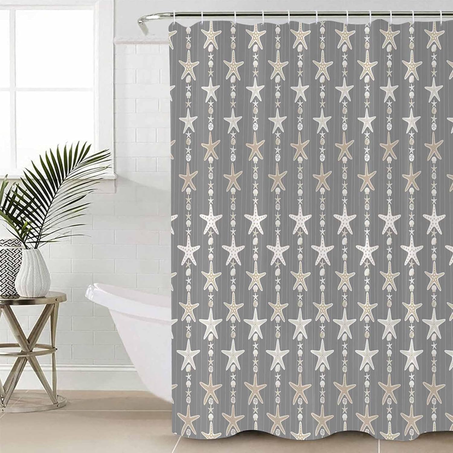 ZOE GARDEN Starfish Grey Bathroom Set 1