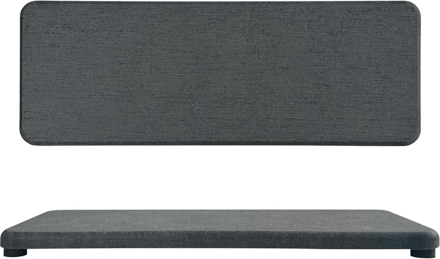 NiuYichee 2Pcs Water Absorbing Stone Trays Dark Gray