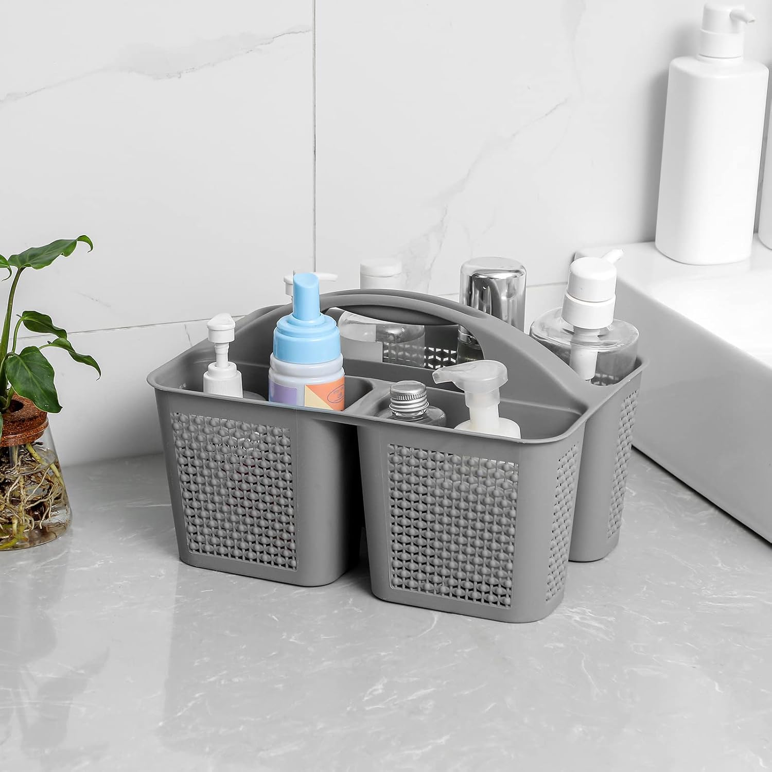 UUJOLY Plastic Shower Caddy Bucket with Handle
