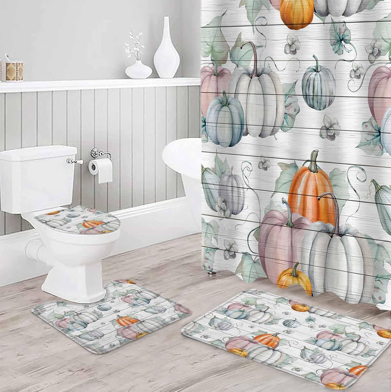 ZOE GARDEN Thanksgiving Bathroom Set