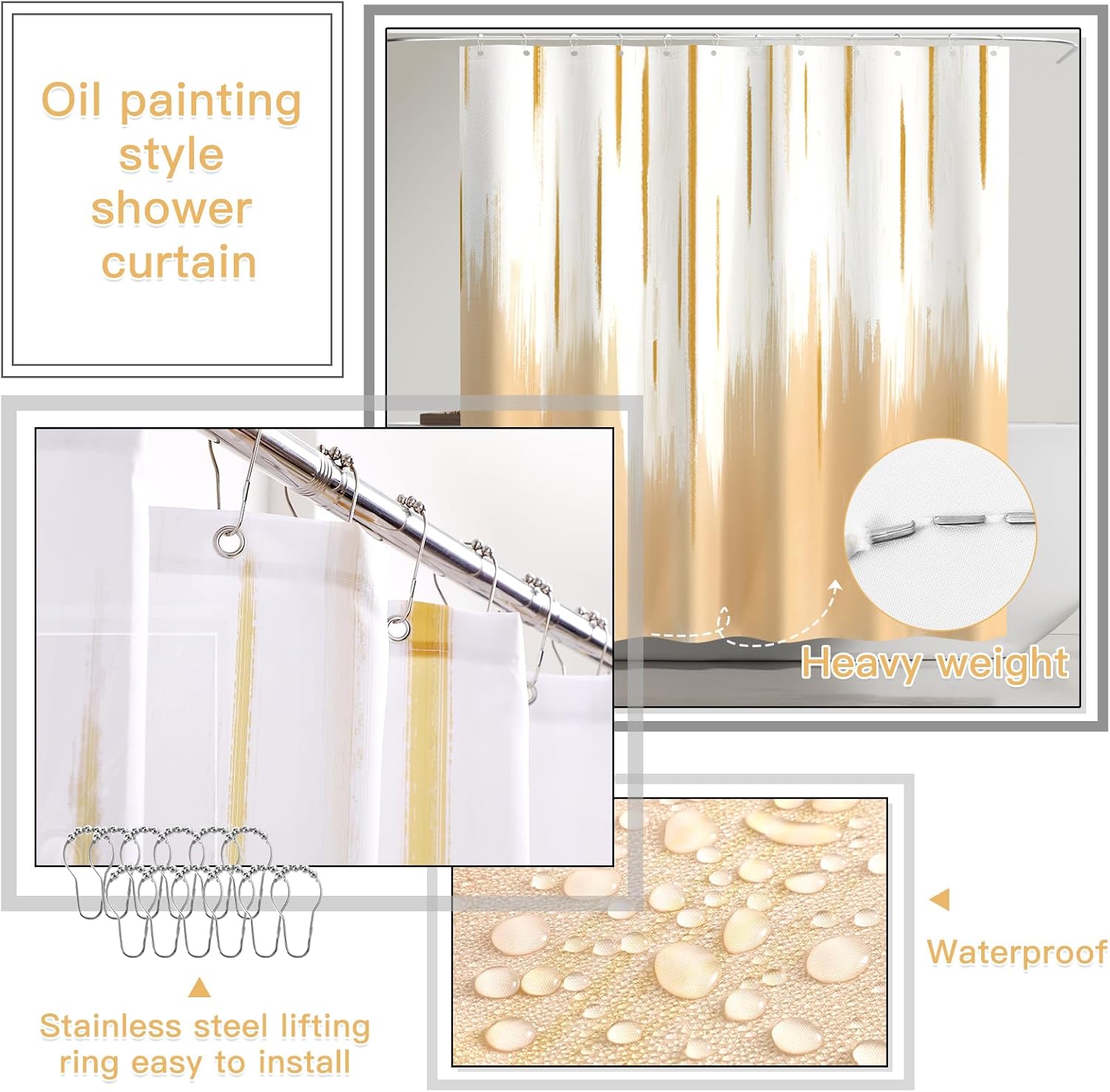 WSBArt 20PC Bathroom Accessory Set