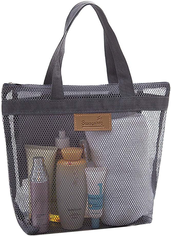 DIOMMELL Mesh Shower Caddy Quick Dry Tote Bag Portable Lightweight