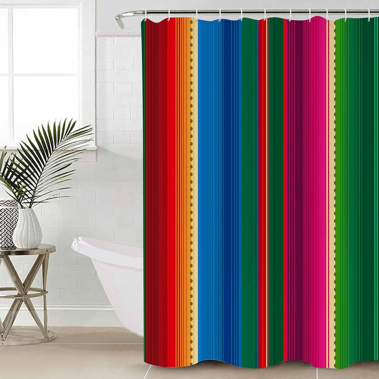 ZOE GARDEN Mexican Stripes Bathroom Set