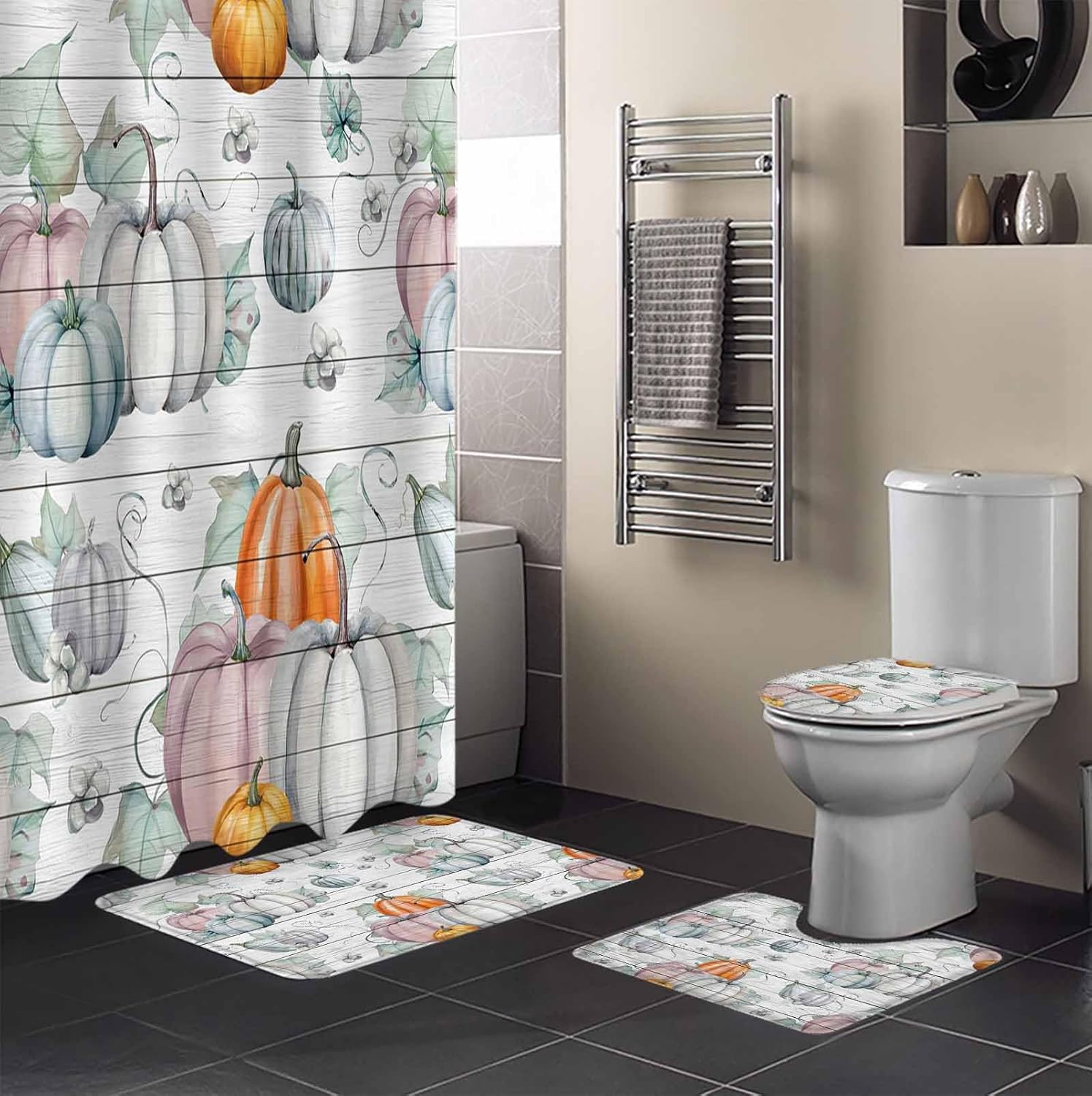 ZOE GARDEN Thanksgiving Bathroom Set
