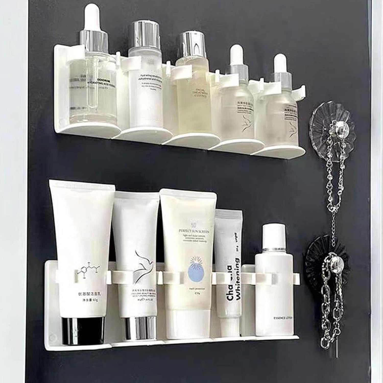 AYKHDS Shower Shelves Wall Mount Storage Organizer