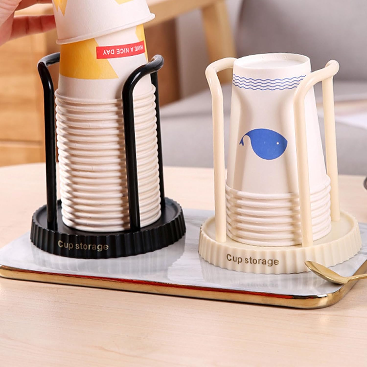 Techinal Disposables Cup Holder Organizer Stand 1