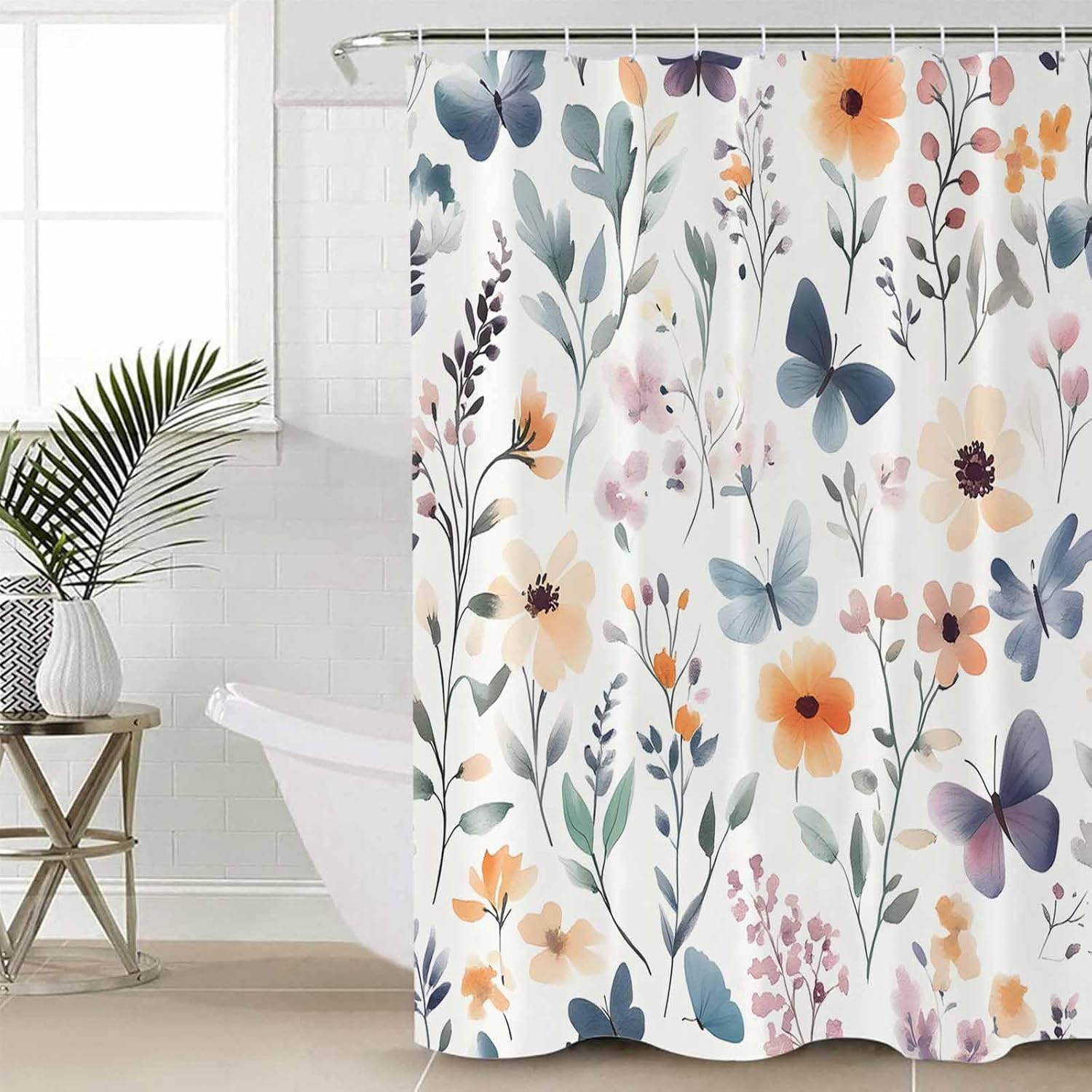 ZOE GARDEN Botanical Flower Bathroom Set
