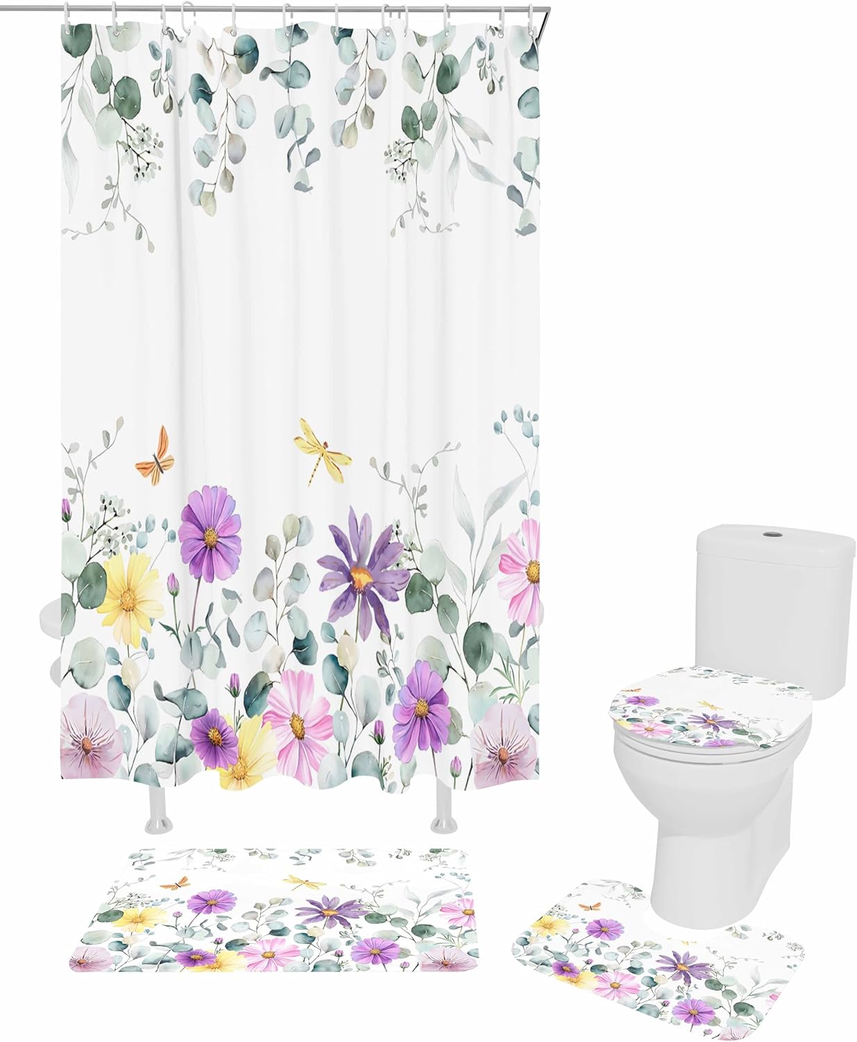 ZOE GARDEN Eucalyptus Bathroom Set