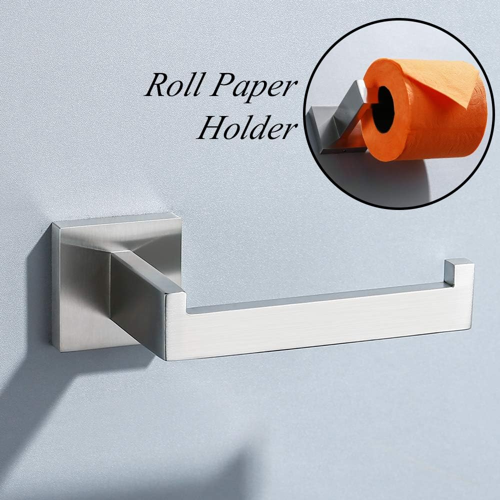 Turs 304 Stainless Steel Toilet Paper Holder Wall Mount 1