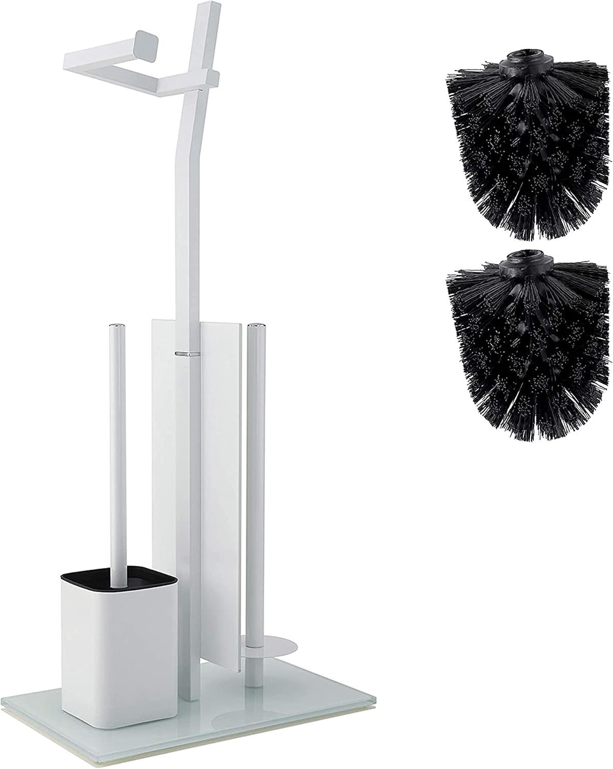 Smartpeas WC Set with Roll Holder and Extra Brush Heads