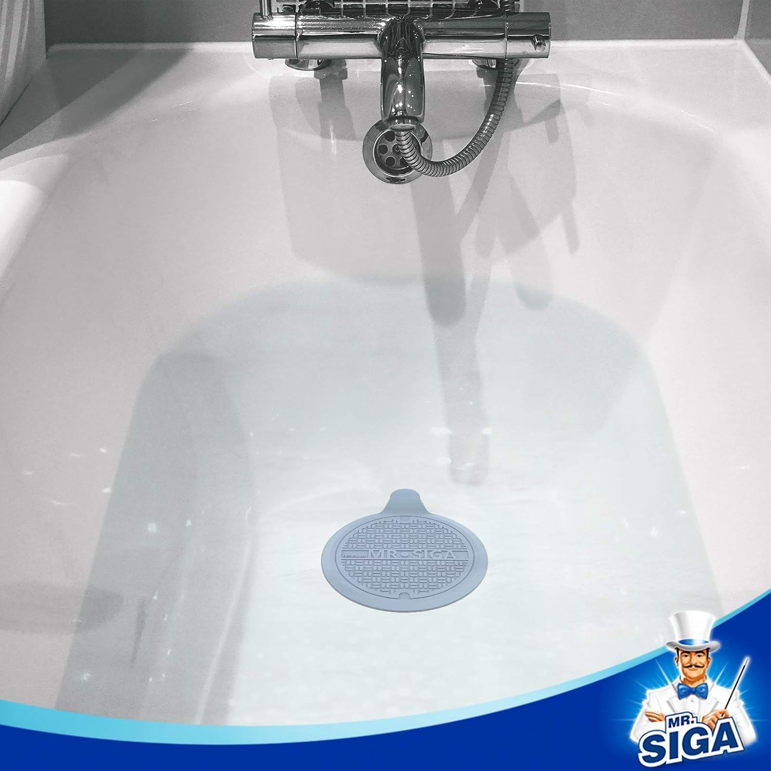 MRSIGA Silicone Drain Stopper 51 3 Pack