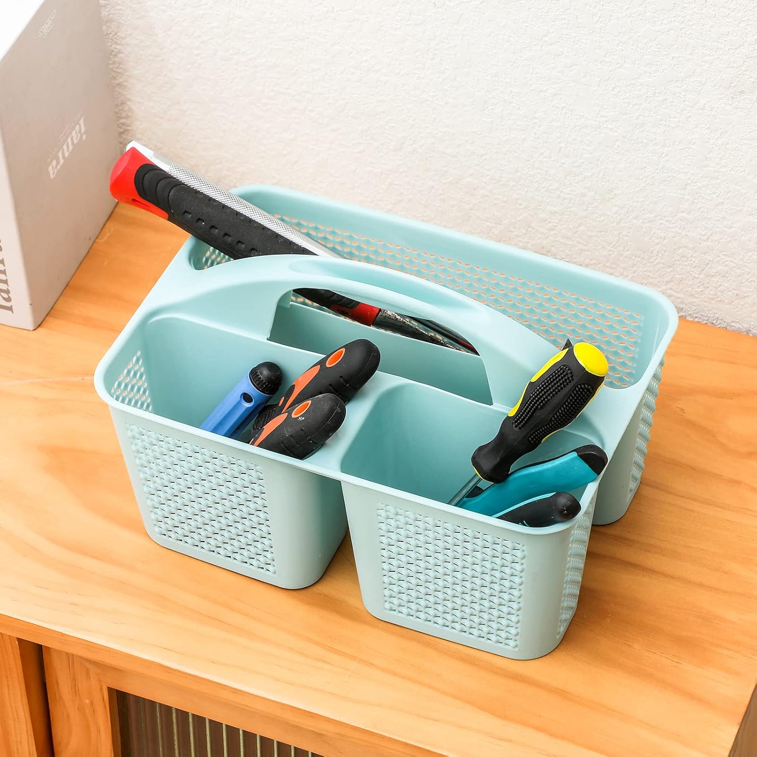 UUJOLY Plastic Portable Shower Caddy with Handle