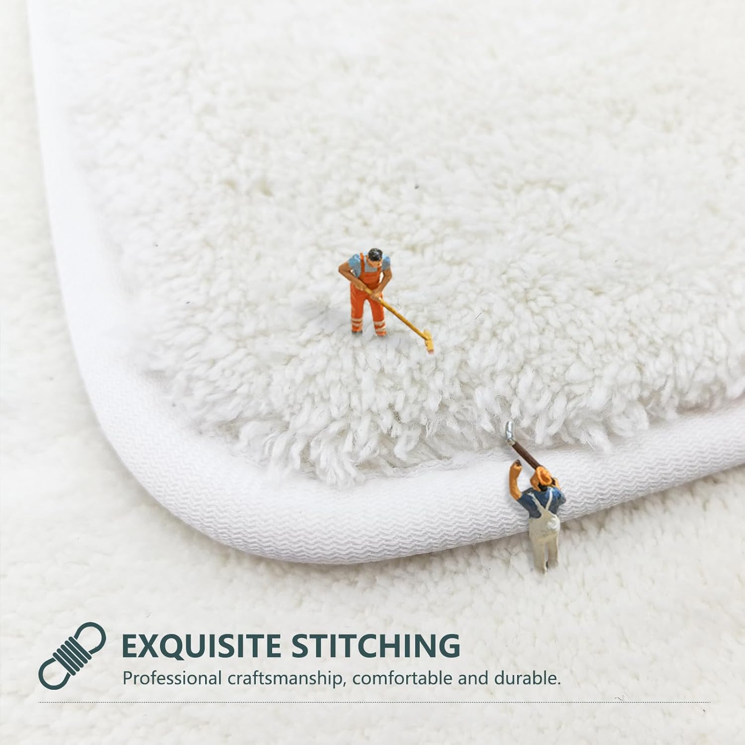 20X30 Boho Bath Rug Non-Slip Plush Mat