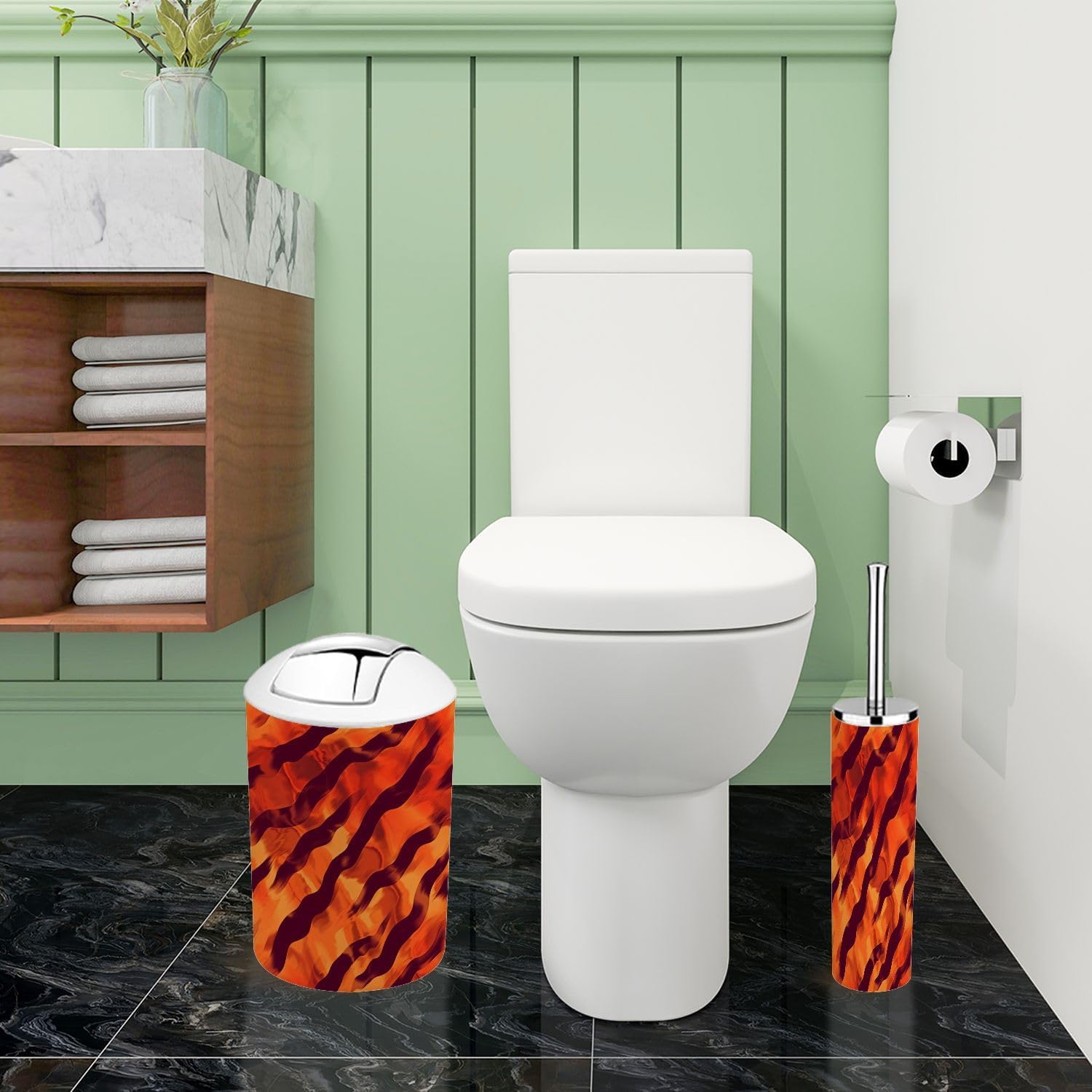 Boho Bathroom Accessories Set 6 Piece