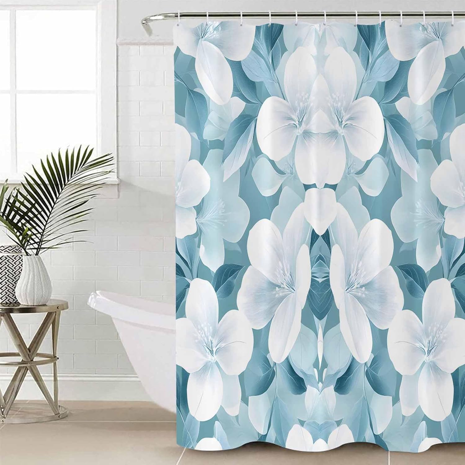 ZOE GARDEN Watercolor Flowers Bathroom Set 1