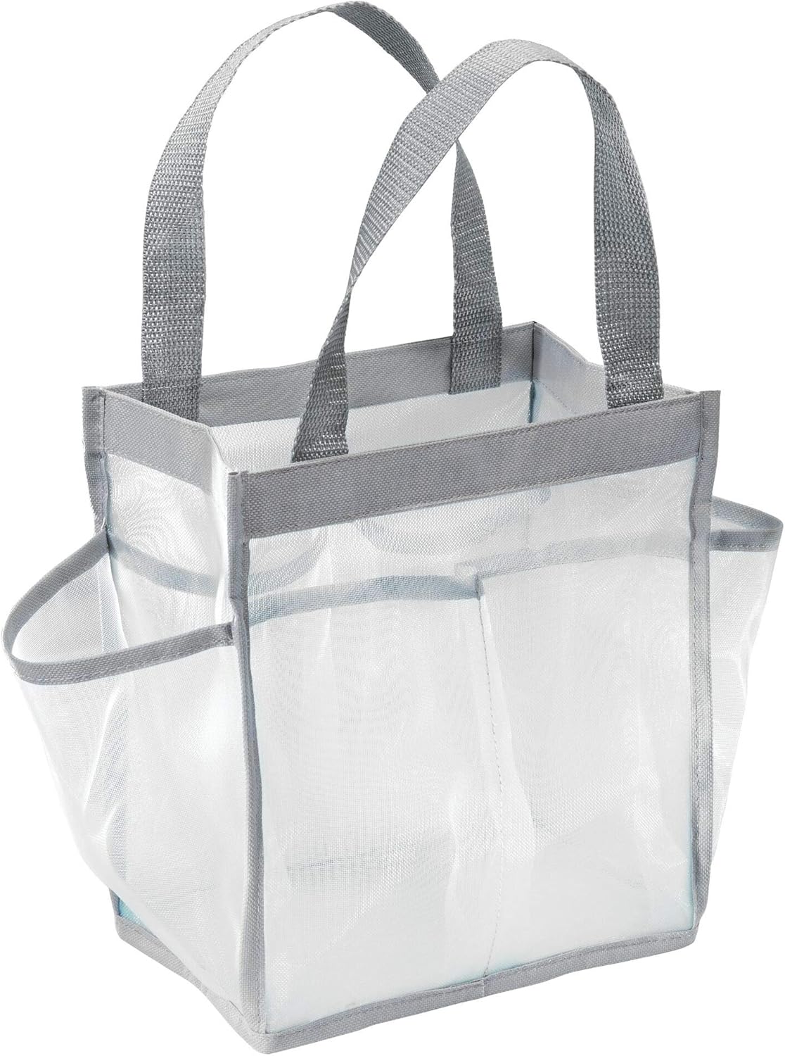 InterDesign Water Resistant Shower Tote with Handles - 85 x 588 x 925 WhiteGray