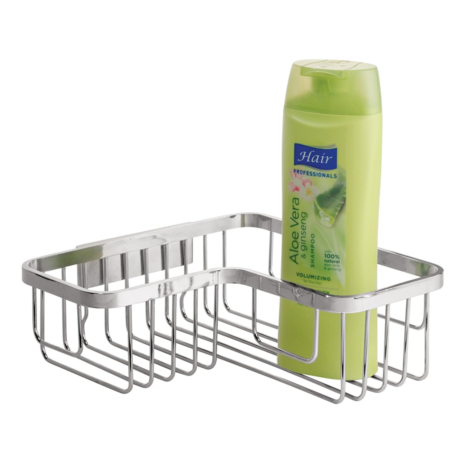 InterDesign Easy Lock Pro Shower Basket Stainless Steel