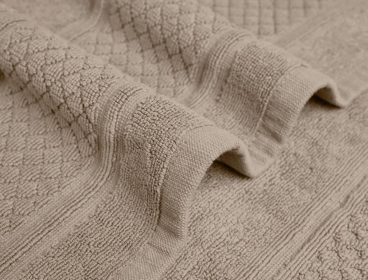 Avalon Towels Beige Bath Mat Set of 2 1