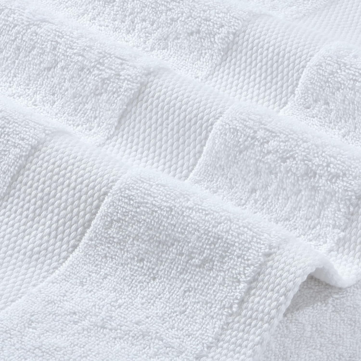 White Classic Luxury Soft Bath Towels 2 Pack