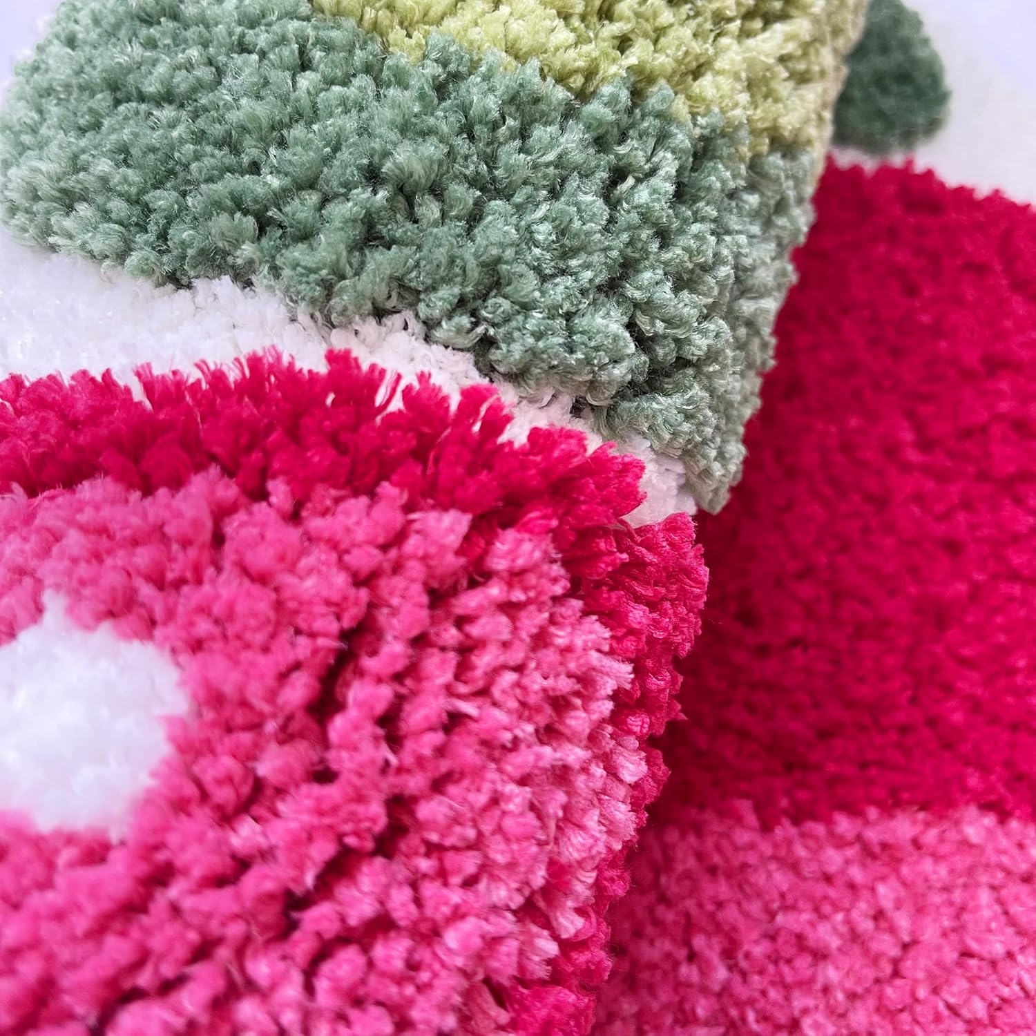 UKELER Cute Cherry Bath Rug for Kids