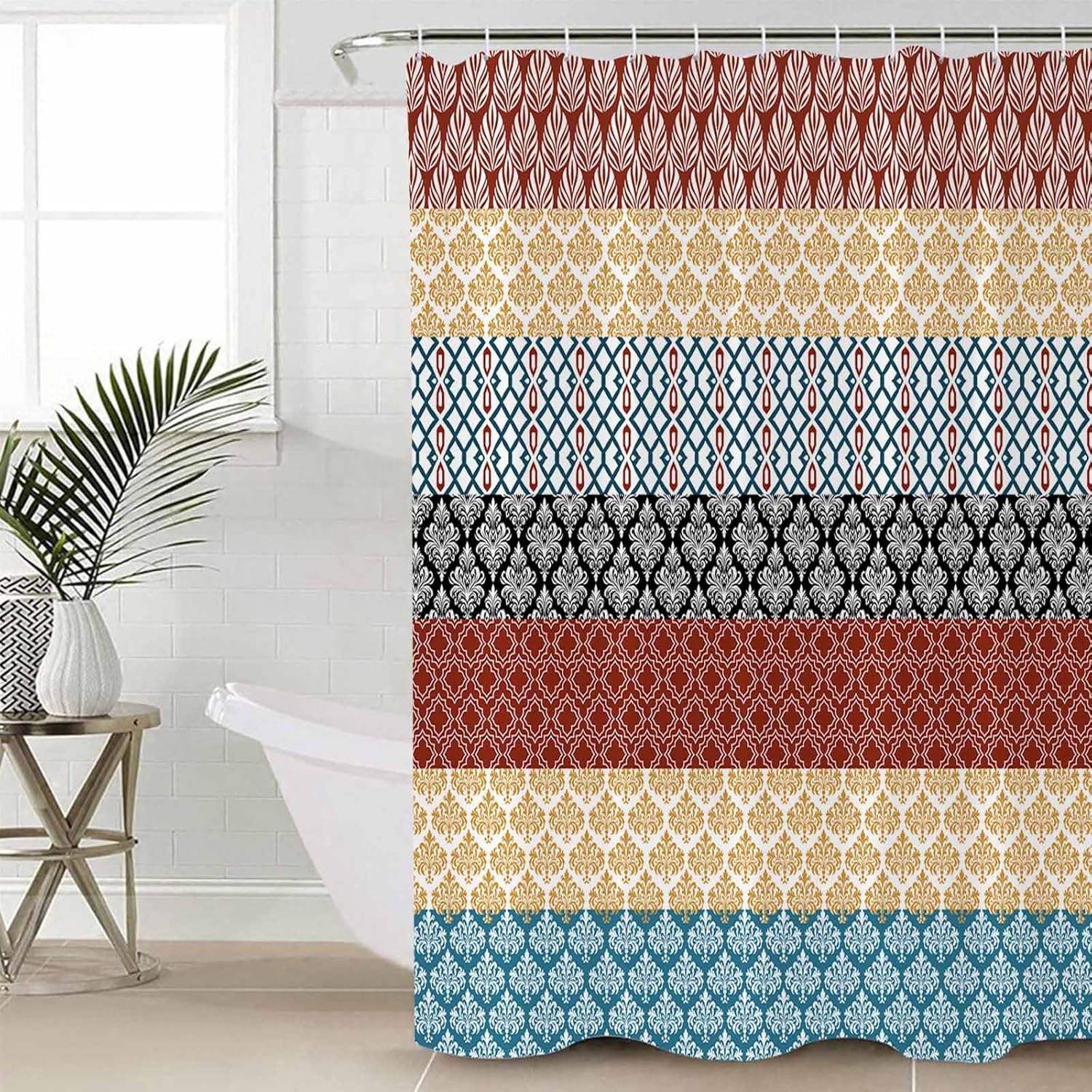 ZOE GARDEN Boho Orange Bathroom Set
