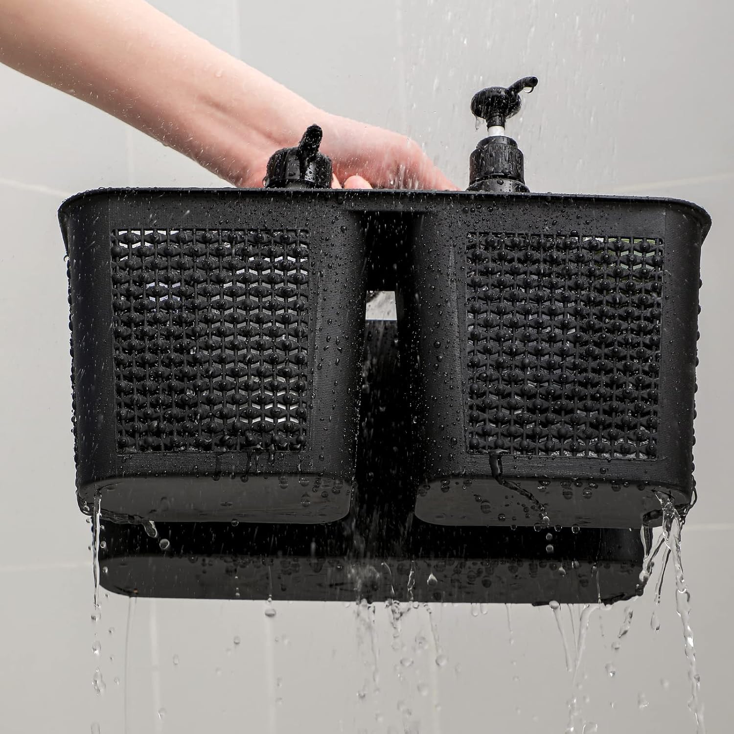 UUJOLY Plastic Portable Shower Caddy Basket Organizer