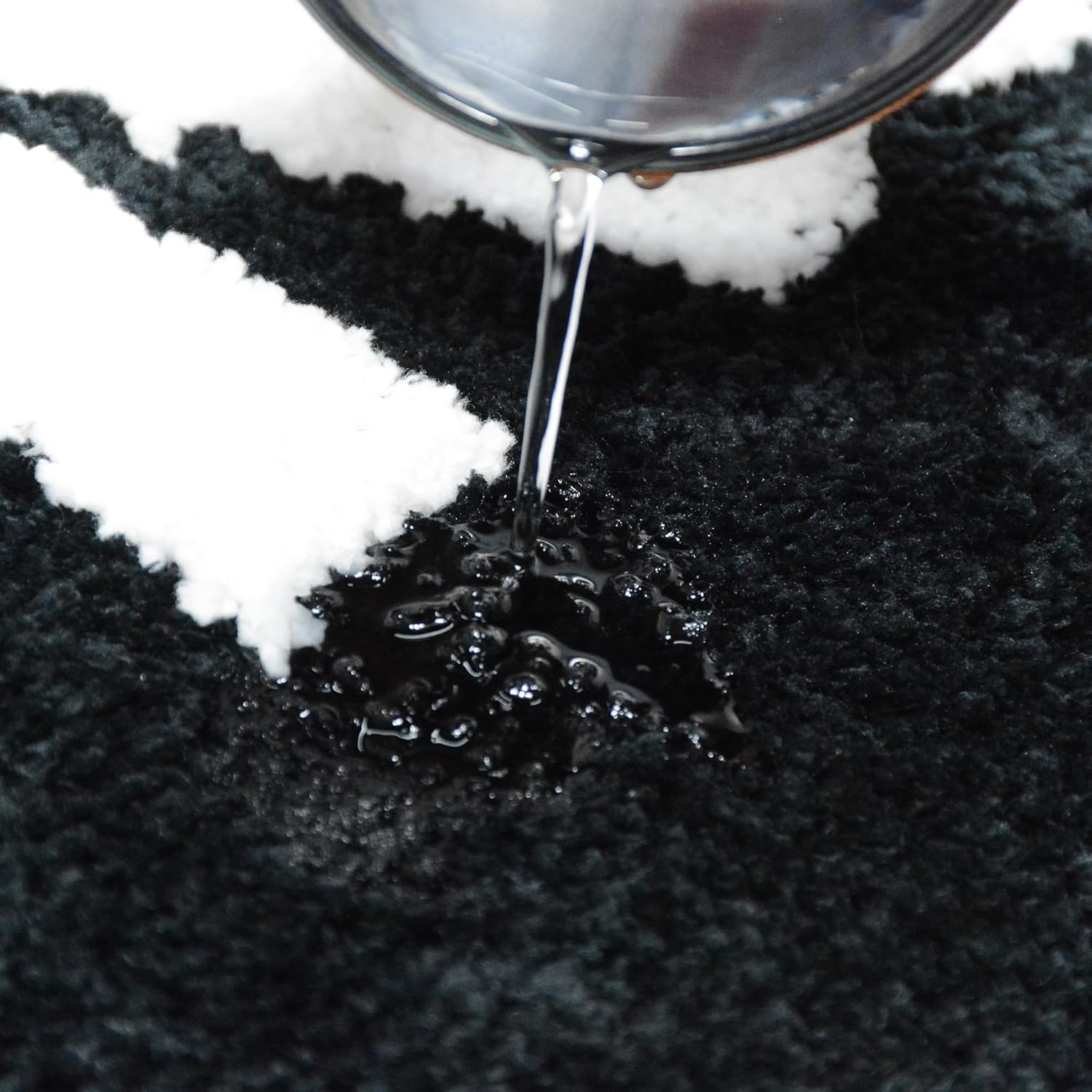 Zeeinx Get Naked Runner Black Bath Mat