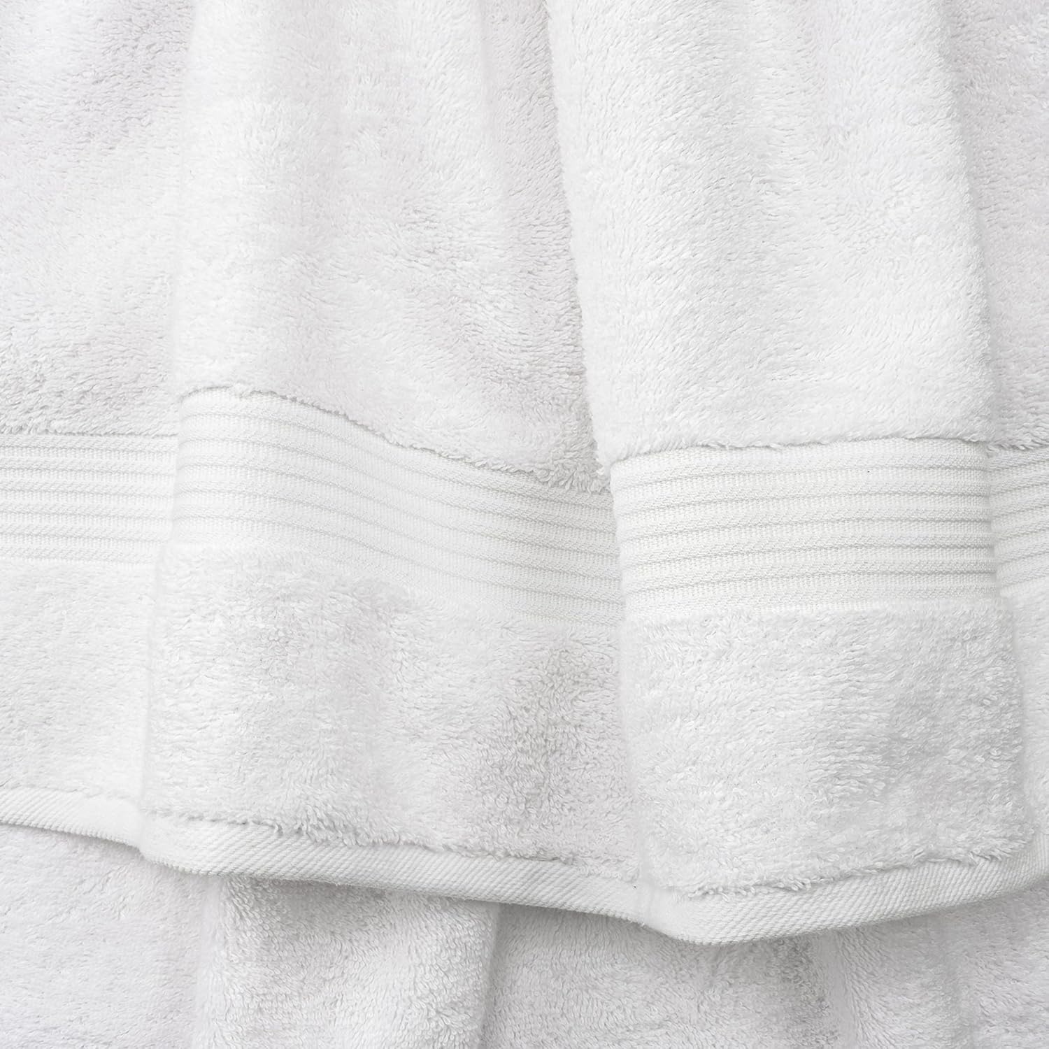 Cotton Paradise 6 Piece White Towel Set 1