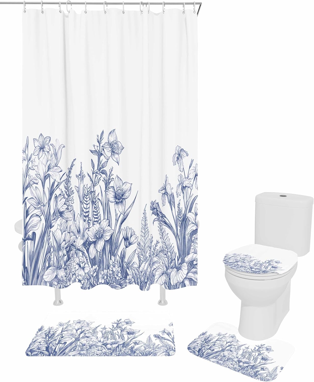 ZOE GARDEN Wildflower Leaf Bath Set