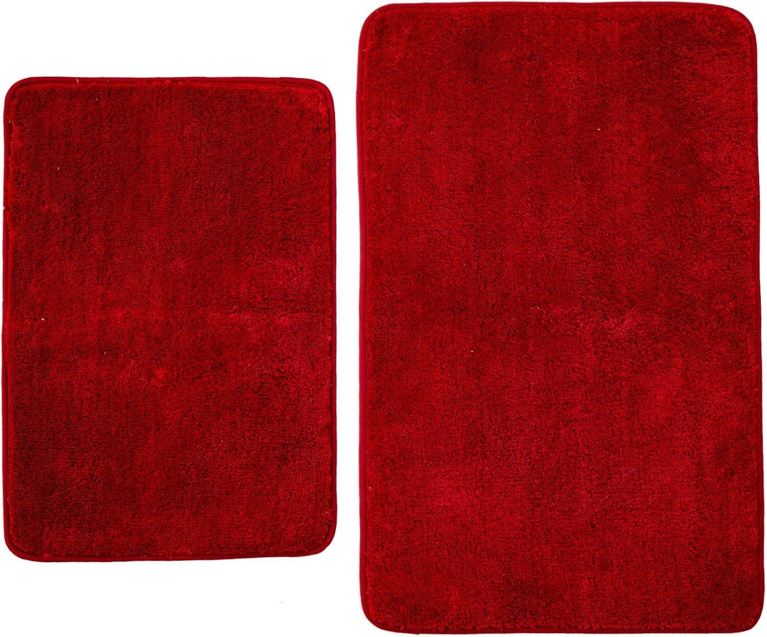DSHXL 2 Piece Bath Rug Set Non-Slip Microfiber Mats