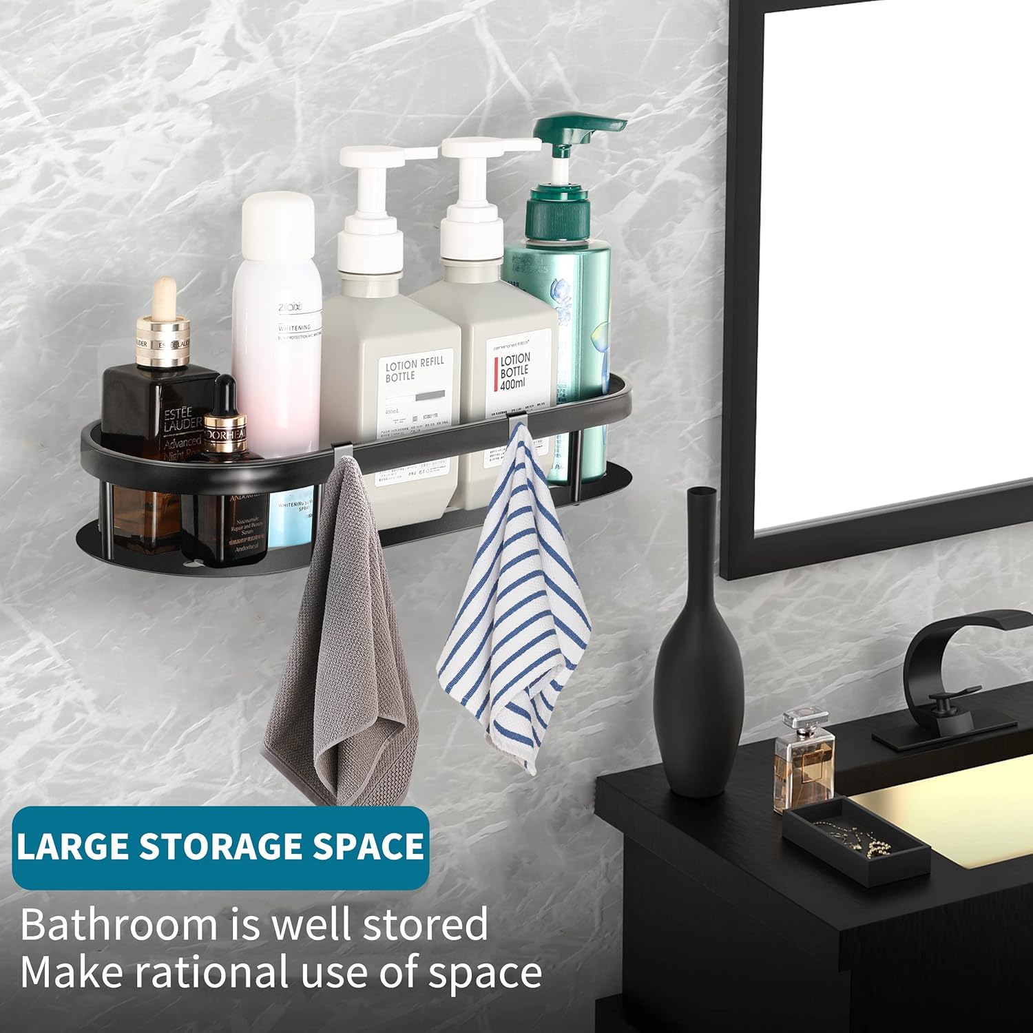 vinlley Shower Caddy 2 Pack 22lb Capacity
