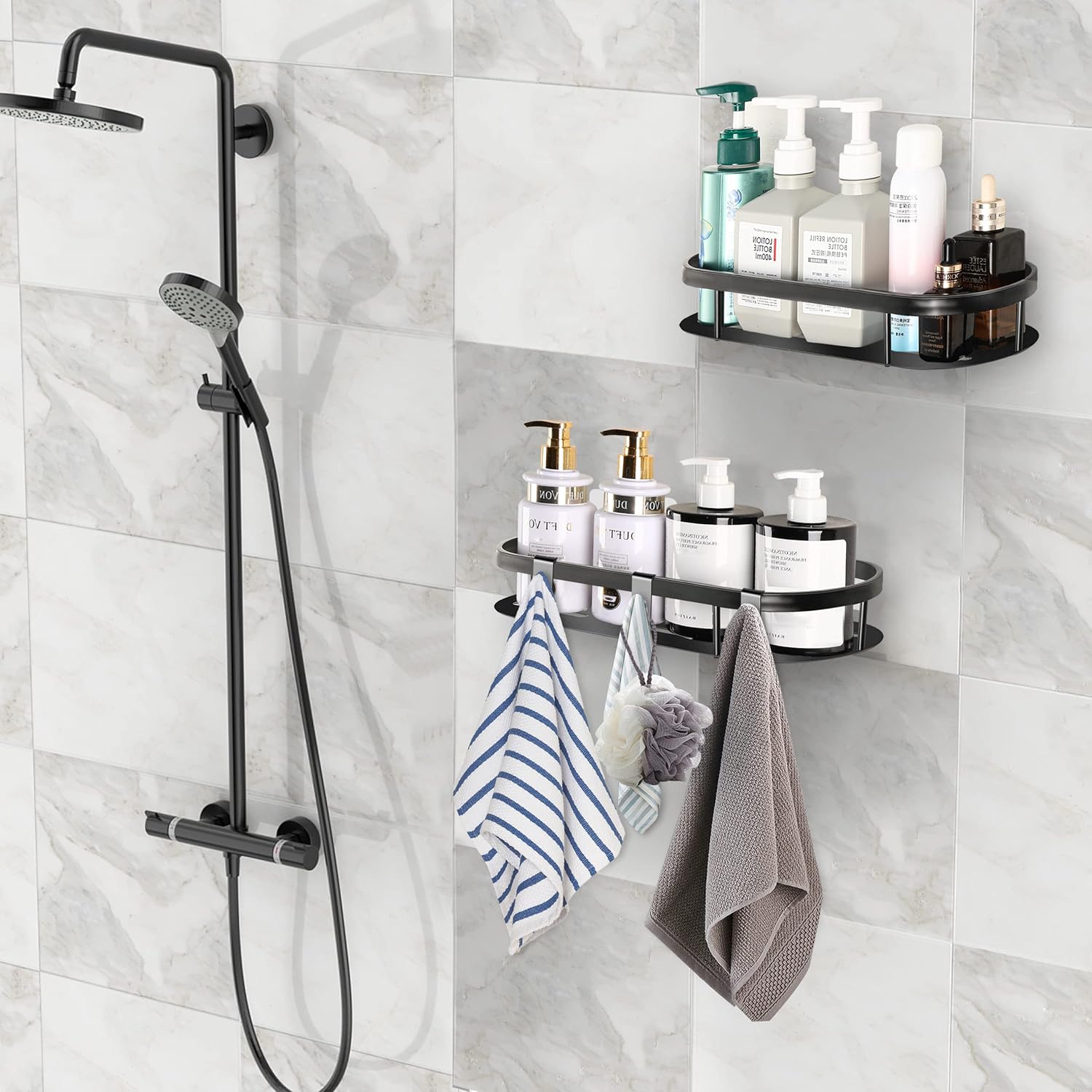 vinlley Shower Caddy 2 Pack 22lb Capacity