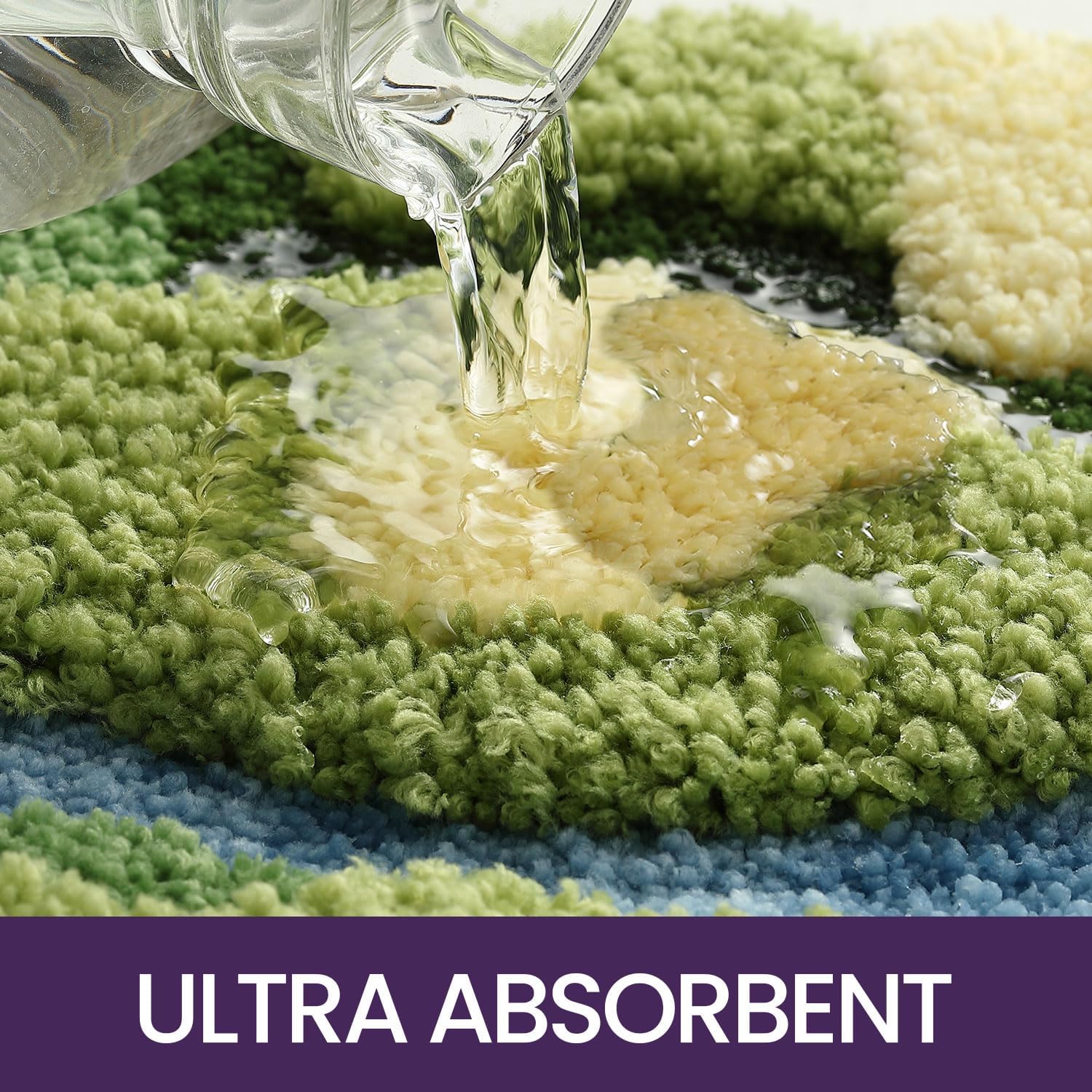 DEXI Moss Green Bath Mat 20x32