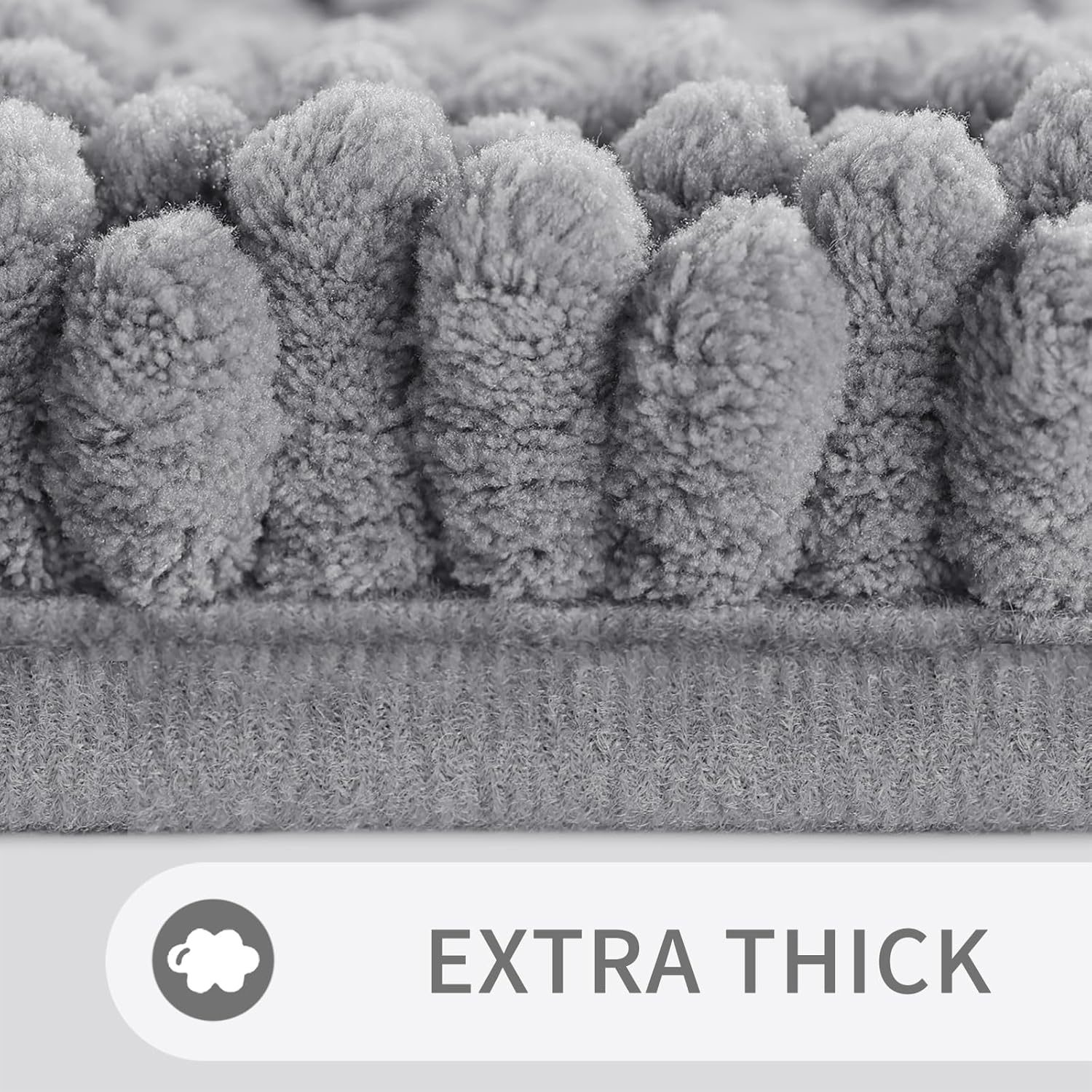 Yimobra 2 Piece Washable Bath Mat Set